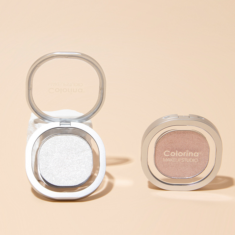 Customized Brand Logo High-Gloss Brightening Pearlescent Flash Soft Waxy Mashed Potato High-Gloss Cream Facial Stereo Cosmetics