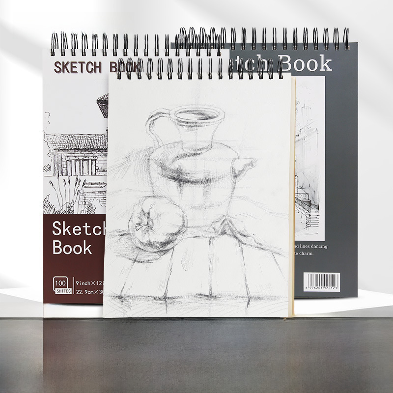 Cross-border sketchbook A4 thickened sketchbook for art students blank picture book hand-colored lead paper painting