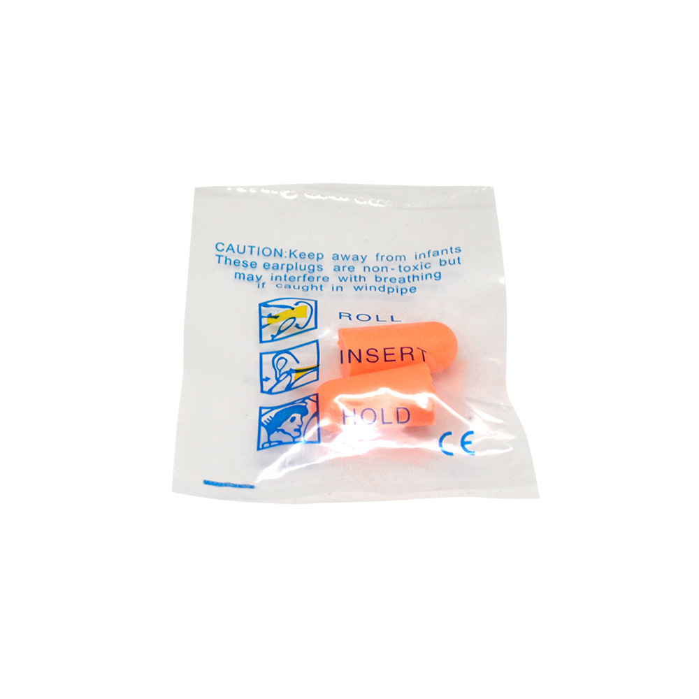 Custom soundproof earplugs bullet type anti-noise sleep sleep learning factory pu foam mute noise