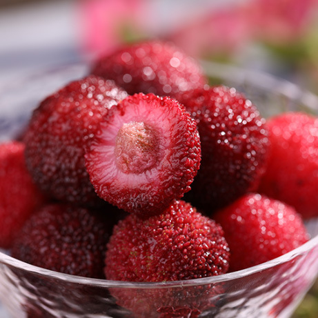 Cold Chain Jingdefu Iced Bayberry Fresh Iced Bayberry Ice Glutinous Rice Balls Commercial Frozen Bayberry Snacks Roasted Seeds and Nuts 50G/Pack