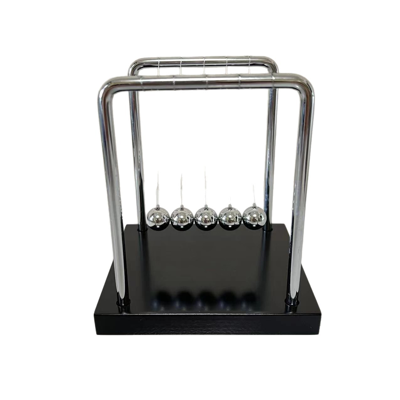 Newton's Pendulum Chaos Pendulum Metal Crafts Gifts Creative Decompression Ornaments Home Plastic Newton's Pendulum Ball