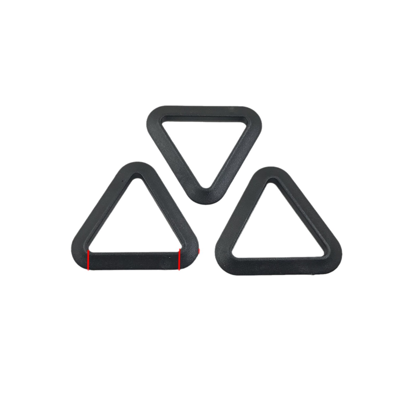 Factory supply and marketing luggage accessories wear webbing holder connection buckle strap plastic D ring plastic three