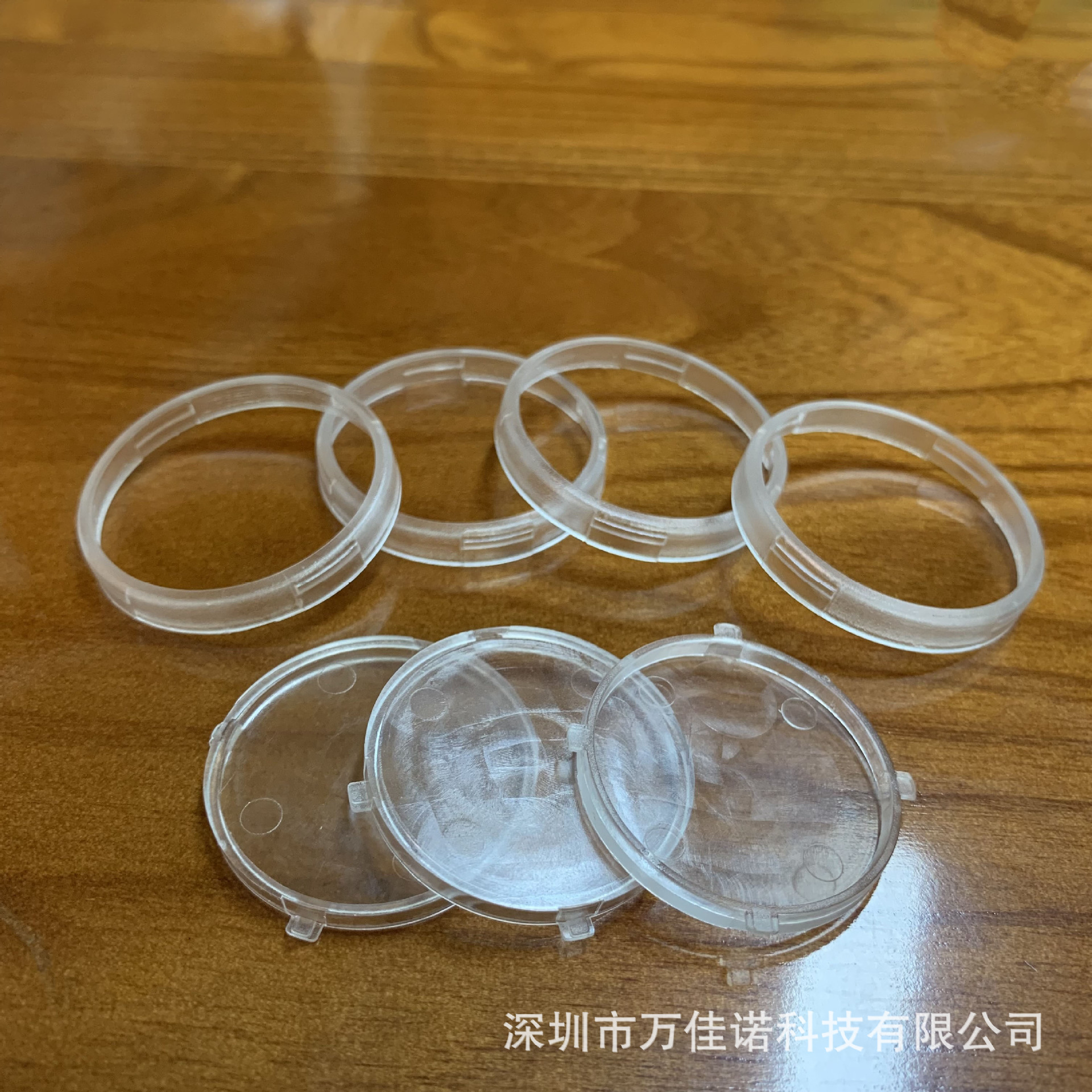 Mobile phone transparent airbag bracket wholesale material flat groove accessories round high permeability ring protection ring