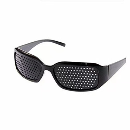 Factory direct selling rice nail glasses small hole glasses pinhole glasses porous glasses foreign trade LOGO explosions