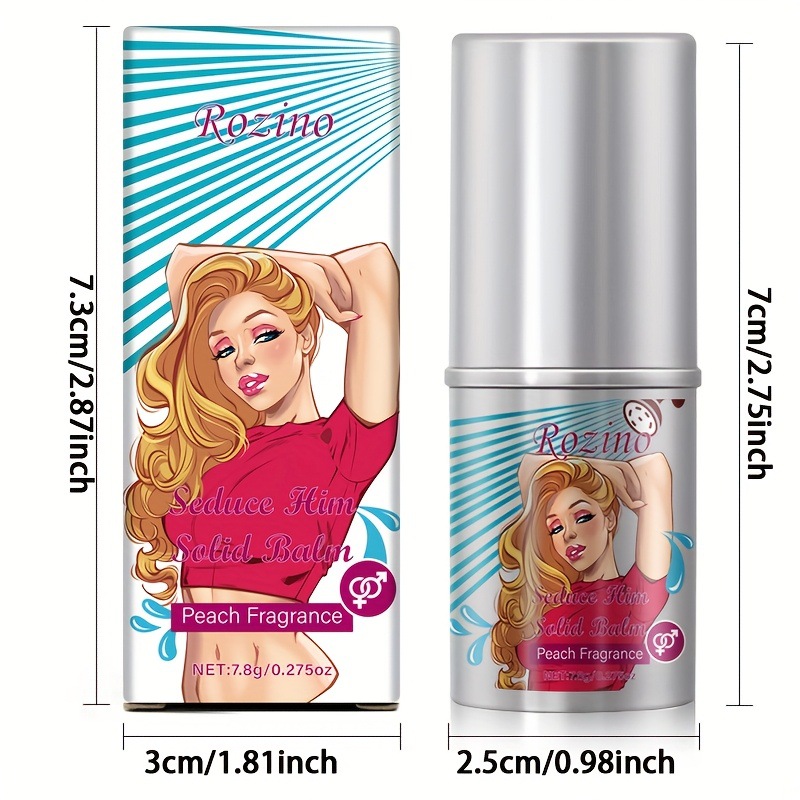 [Cross-Border] Rozino Men's and Women's Dating Deodorant with Long-Lasting Fragrance Portable Solid Perfume Portable Deodorant