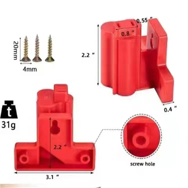 Suitable for Milwaukee M12 12V tool battery power tool screwdriver wrench base buckle suspension bracket