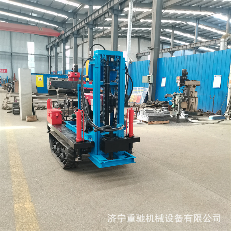Crawler Diesel Water Well Drilling Rig Self-Propelled Diesel Well Drilling Equipment Hydraulic Rock Drilling Rig Diesel Well Drilling Rig