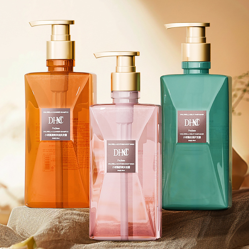 Набор из трех предметов DHMC Chlorella для контроля масла с длительным ароматом, мягкий и пушистый шампунь для мужчин и женщин