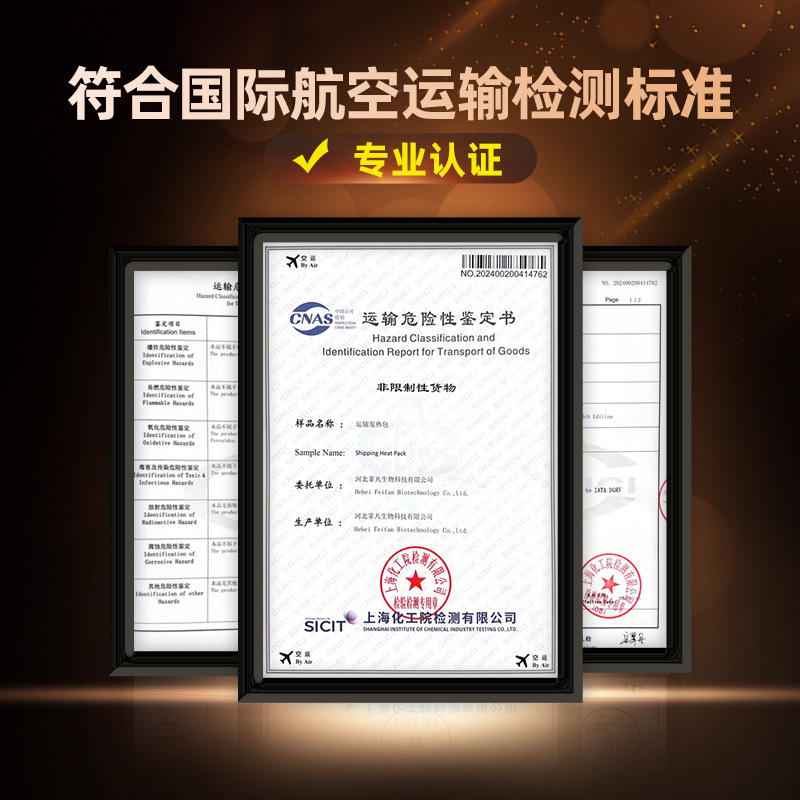 Airline Long-Distance Transport 40-72-110 Fruit and Vegetable Plants, Flowers, Reptile Pets, Ornamental Fish, Pet Transport Heating Pack