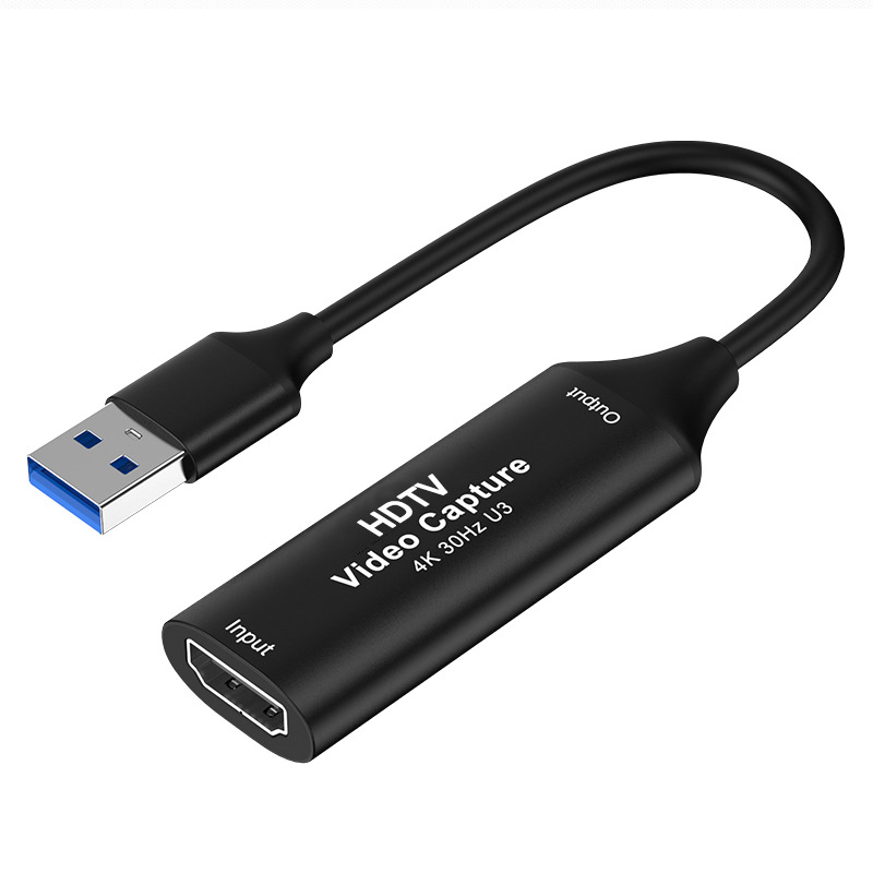 USB 3.0 to Hdtv Capture Card 4K Hd Recording Collector Game Live Broadcast Hdtv to USB Source Factory