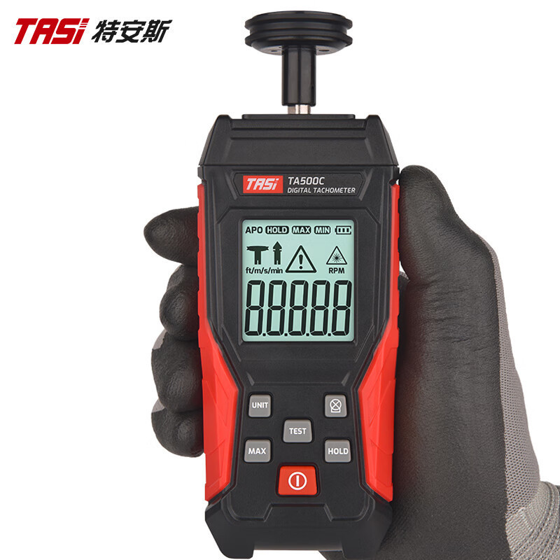 Teans TA500 Series Laser Tachometer Digital Display Contact Tachometer Motor Speed Measurement Tachometer Speed Measurement