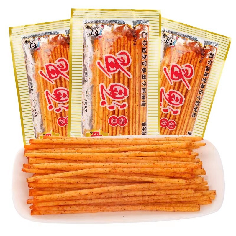 Kun Kun Drunkard Hot Strip 16g Spicy Childhood Snacks Henan Specialty 8090 Nostalgic Snacks Commissary Wholesale
