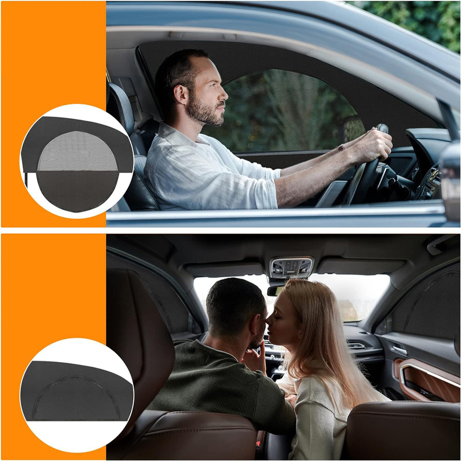 Car curtain zipper car mosquito-proof curtain sun-proof sun-proof upgrade zipper sun-proof sun-proof breathable