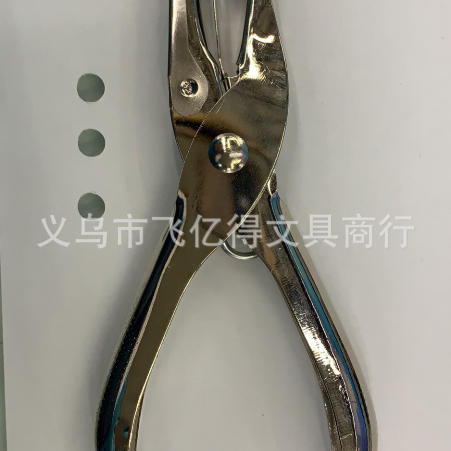 Wholesale metal hand-held single hole punch 6mm hole punch punch tongs
