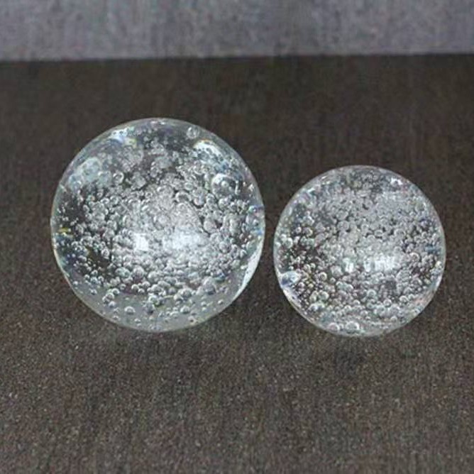 Crystal Bubble Ball Disc Landscape Rockery Office Flowing Water Fountain Ornaments Home Decoration Glass Ball Crystal Crafts