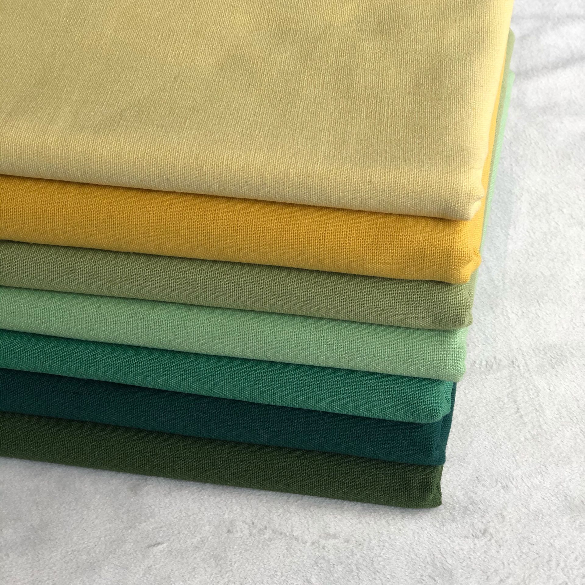 Spring and Summer Plain Linen Cotton Fabric Solid Color Handmade Linen DIY Clothing Hanfu Cheongsam Second Son Embroidery Colorful Plain Linen