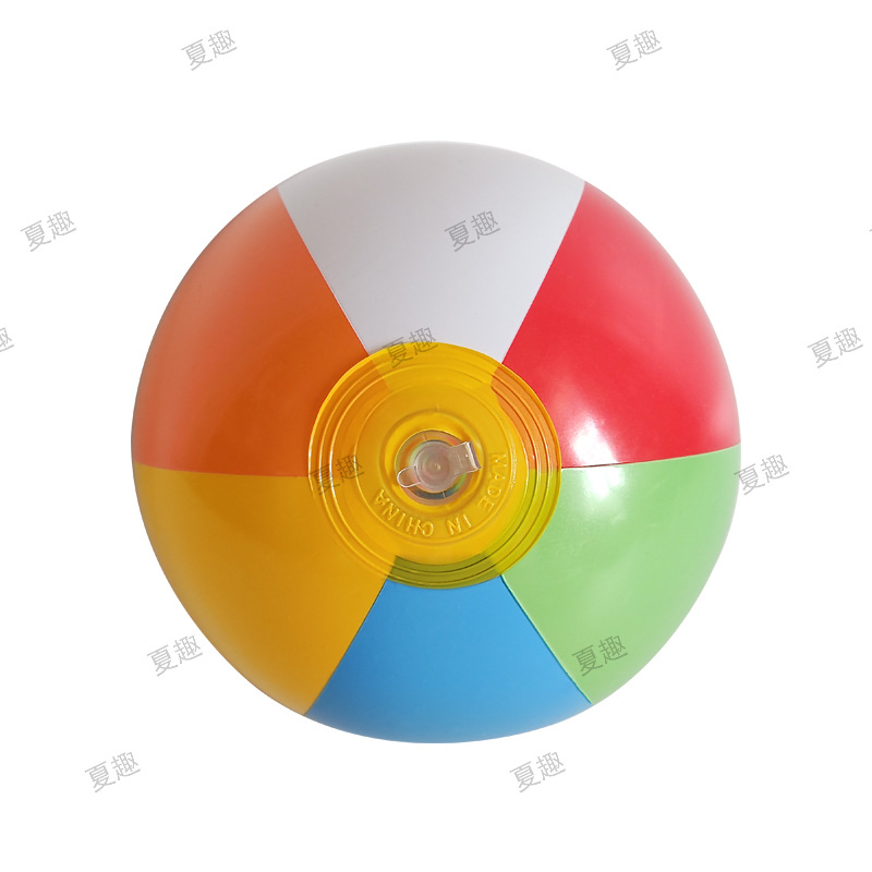 Cross-border factory direct inflatable water ball pvc mini six-piece colored ball 12cm inflatable water beach ball toys