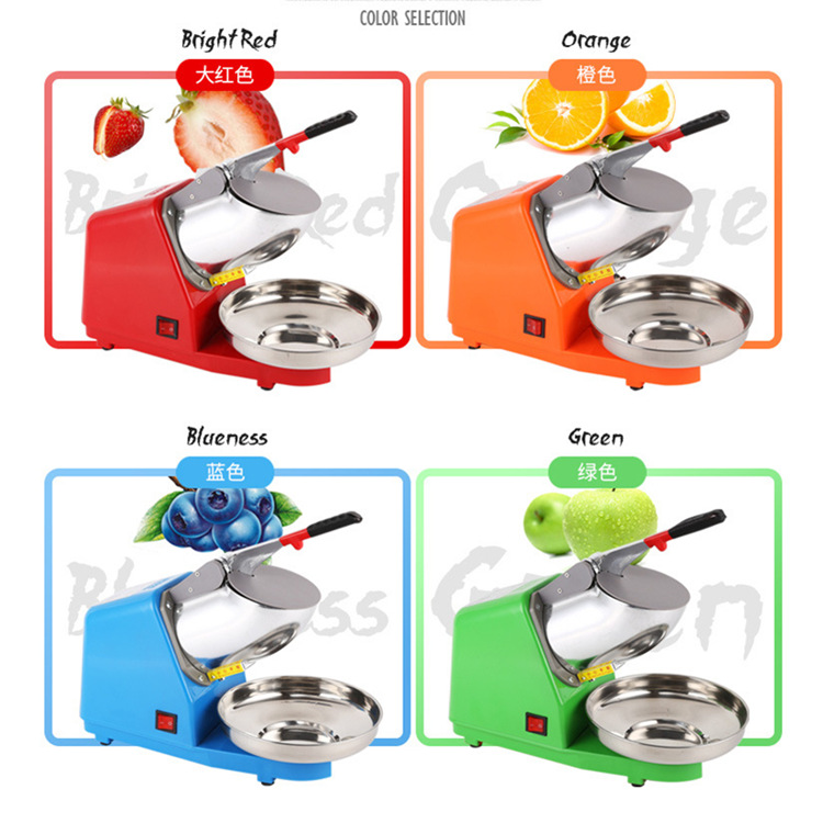 Оптовая продажа двойной ножевой дробилки для льда, коммерческая машина для снега, магазин молочного чая, бытовая мощная машина для взбивания льда, миксер