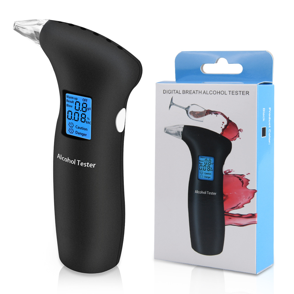 English Alcohol Tester Breathalyzer for Detecting Alcohol for Home and Car Use Cross-Border