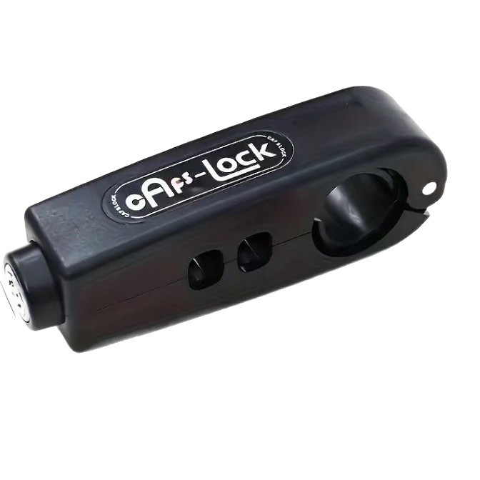 Universal Motorcycle Lock, Throttle Lock, Scooter Anti-Theft Horn Lock, Electric Vehicle Brake Lock, Portable Three-Hole Handlebar Lock
