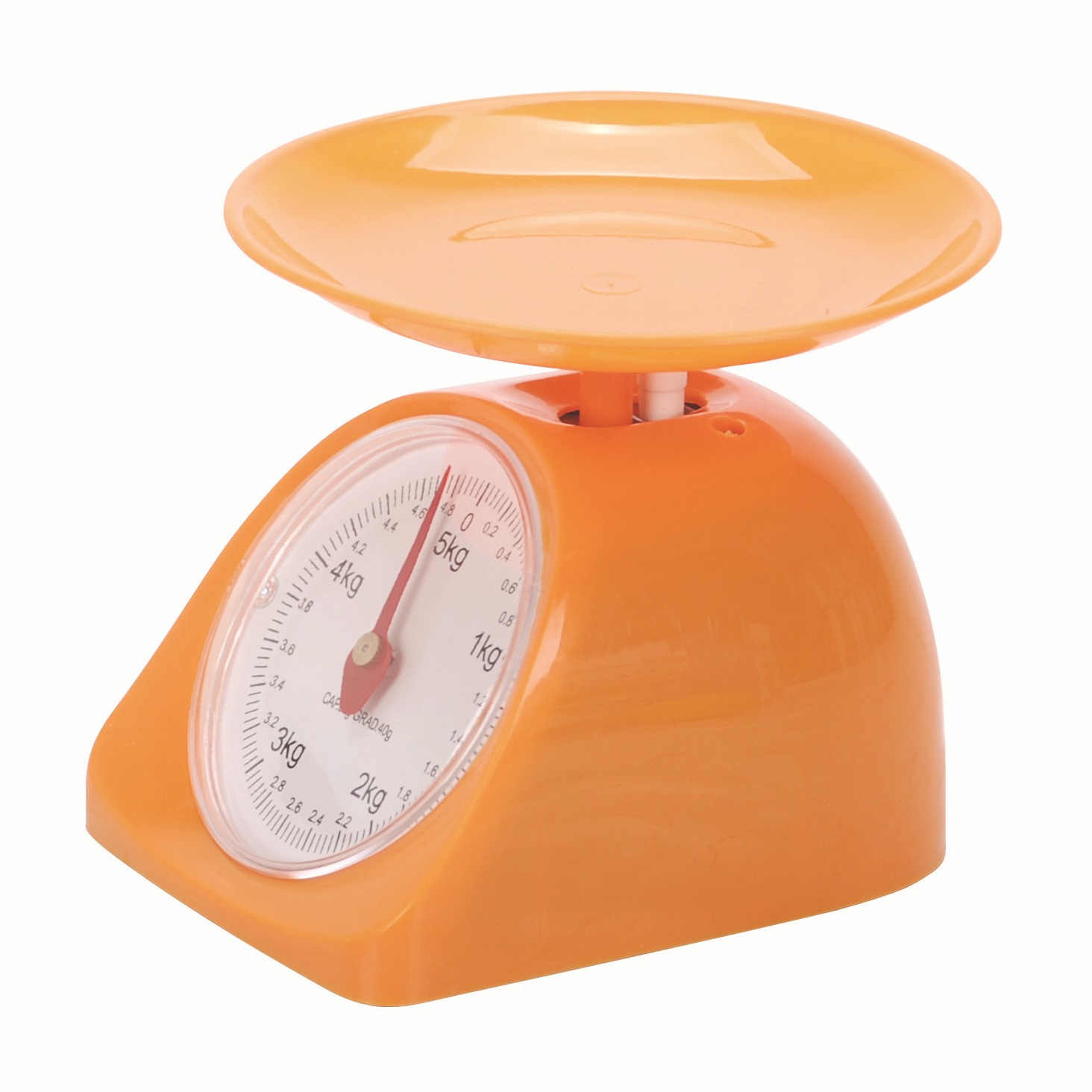 Factory Direct Supply Plastic Mechanical Scale Kitchen Food Scale Mechanical Desktop Plastic Round Scale