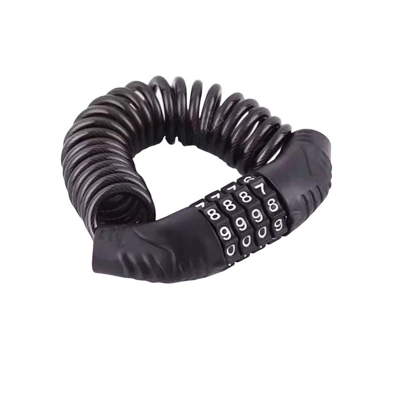 Bicycle Helmet Mountain Electric Motorcycle Anti-Theft Portable Password Lock Password Electric Vehicle Mini Steel Wire Chain