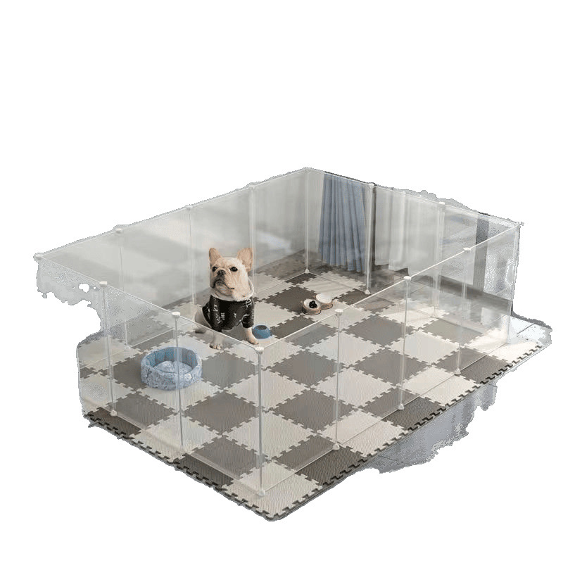 Pet Kitten Fence Encrypted Mesh Splicing Magic Piece Cage Chinchilla Rabbit Squirrel Small Pet Cage Puppy Cage Anti-Escape