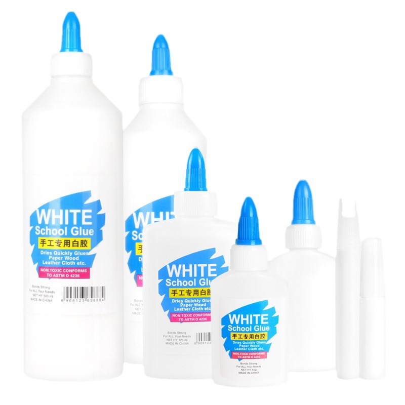 Factory Direct supply handmade white latex woodworking glue DIY production quick-drying high viscosity student handmade white glue factory in stock