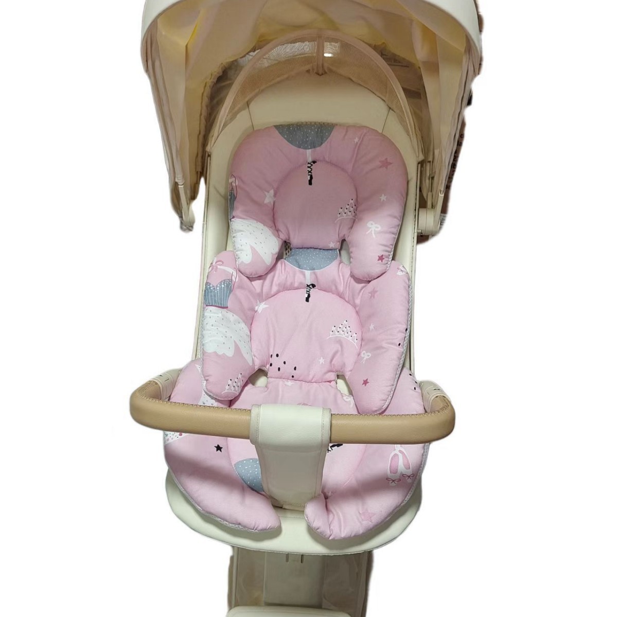 Baby Stroller Cushion Baby Stroller Cushion Lying Cushion Ridge Cushion Autumn and Winter Cotton Cushion Cushion Accessories Universal for All Seasons