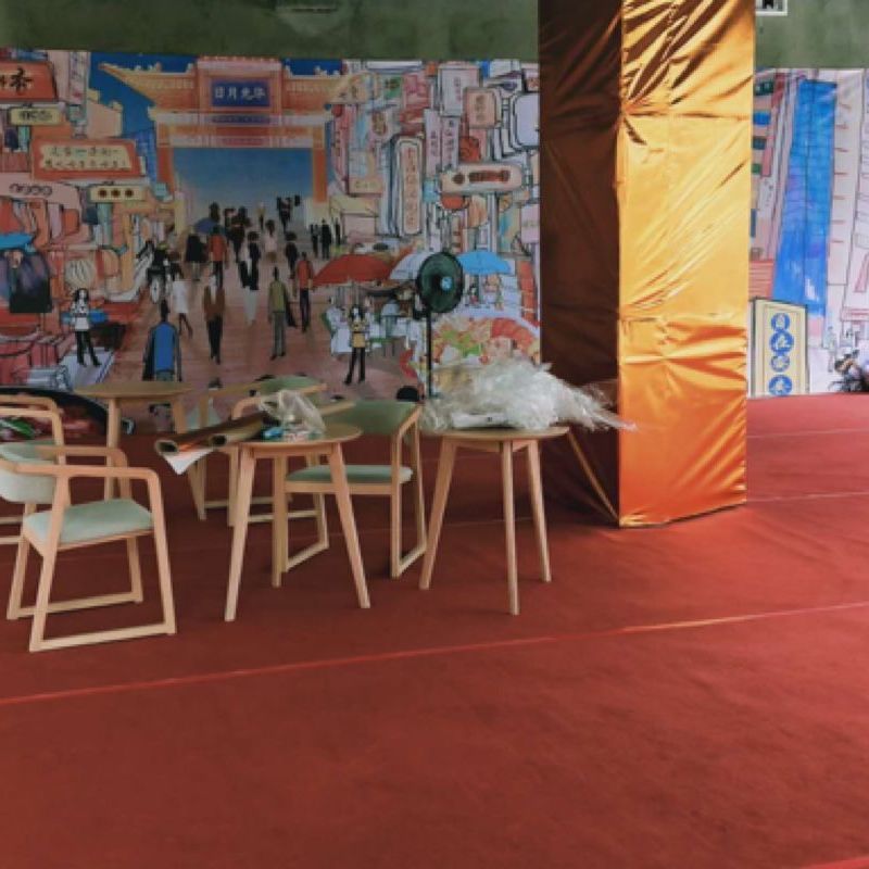 Q Stage Gold Cloth Gold Paper Wrapped Tree Decoration Cloth Wrinkled Tree Trunk Gold Wrapped Column Cloth Tree Wrapped Gold Foil Hotel Grab W