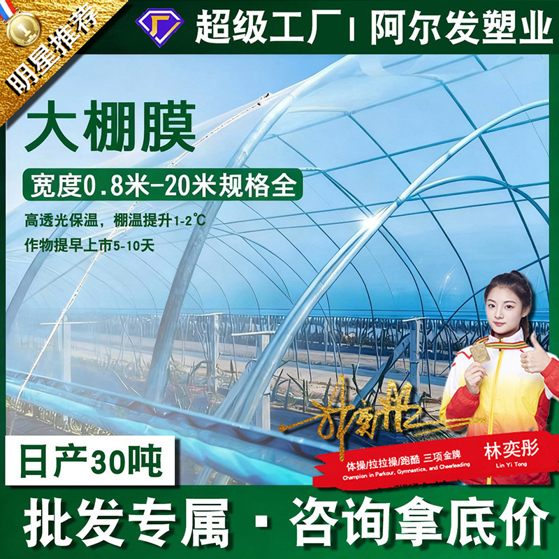 Функциональная пленка Po для сельского хозяйства, пленка для теплиц, пластиковая пленка для теплиц, долговечная, прозрачная, без капель, производитель, оптовая продажа, для выращивания овощей