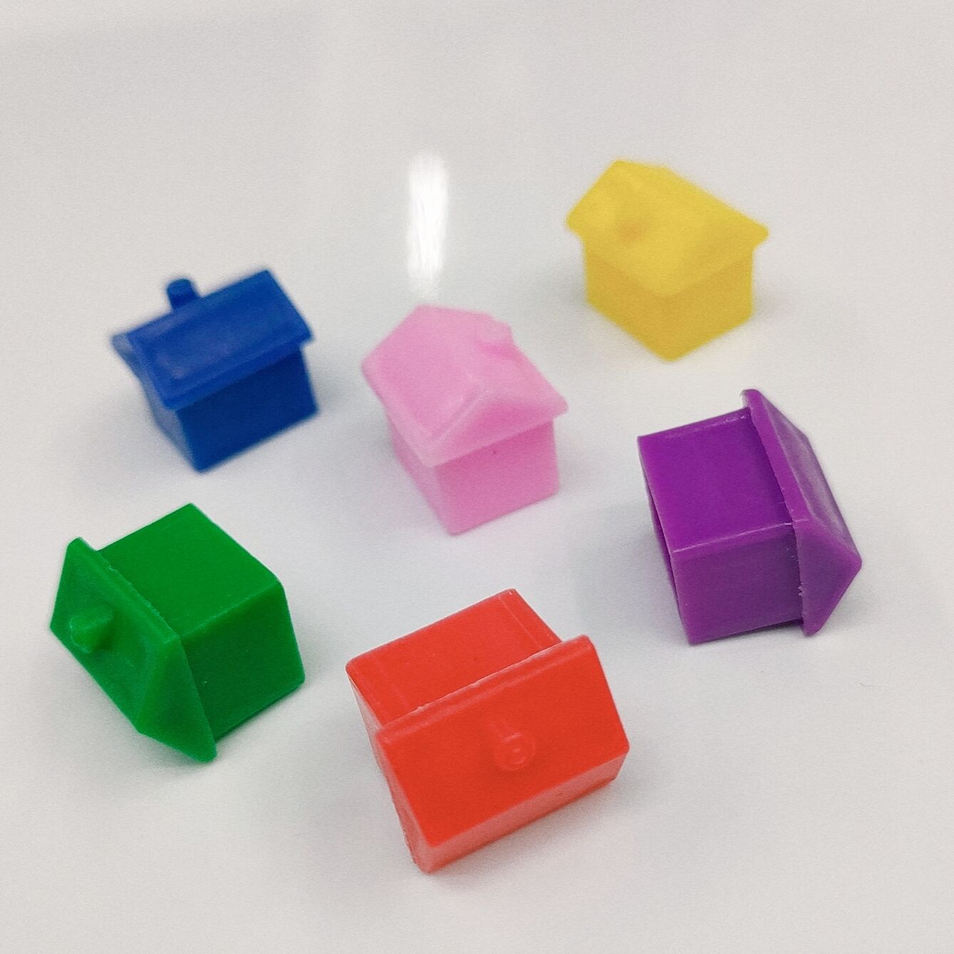 Plastic New Material Chessmen Monopoly Game House Chessmen Accessories Dice Chessmen Combination Set Chessmen Chessmen