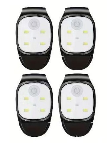 Source Manufacturer USB Rechargeable Light 5Led Rechargeable Lighting Clip Light Outdoor Cycling Clip Light Hat with Light