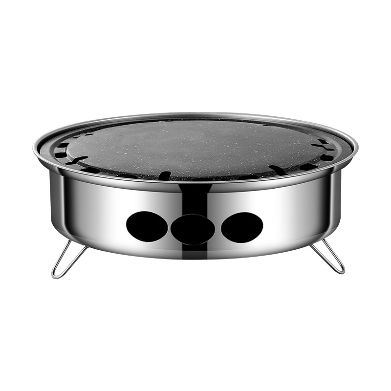 Outdoor Grill Camping Charcoal Smokeless Portable Charcoal Grill Takeaway Barbecue Set Gift Dinner Wholesale