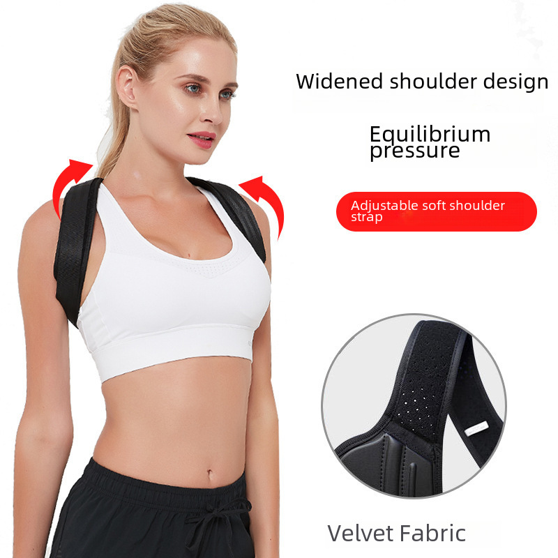 Amazon New Camelback Corrector with Breathable Adjustable High and Low Shoulder Straightening Back Corrector for Men and Women