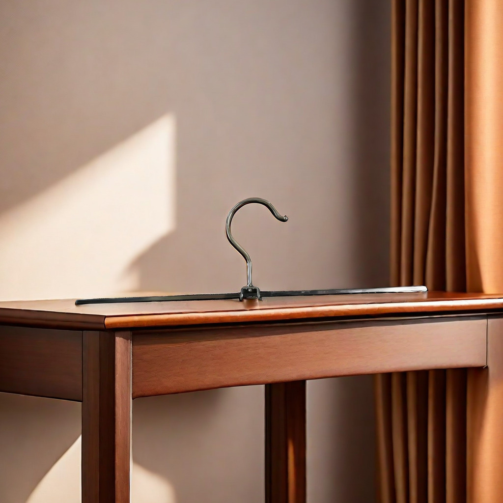 Storage bag dust bag hook stainless steel hook trouser clip trouser rack accessories pole hook accessories wholesale straight rod iron