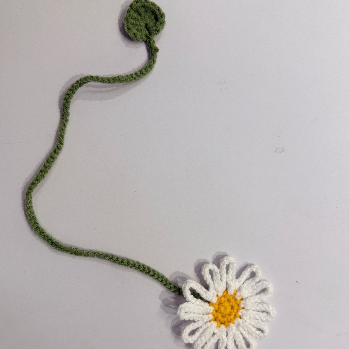 Purely Handmade Crocheted Daisies, Cockscomb, Four-Leaf Clover, Tulips, Bookmarks, Woolen Curtains, Straps, Small Pendants