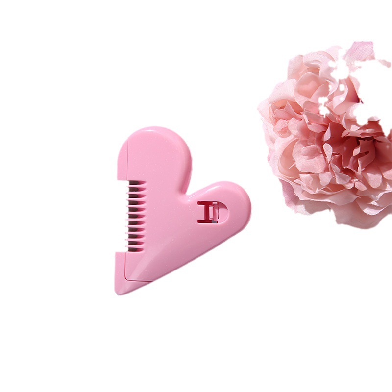 Maria Heart Double-sided Hair Comb Hair Repairer Love Bangs Thinning Self-help Hair Trimmer for Children