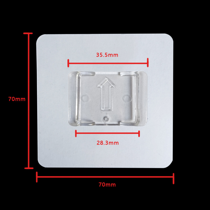 Strong non-perforated non-marking patch toilet toothbrush rack accessories paste back adhesive sticker Hook nail-free patch