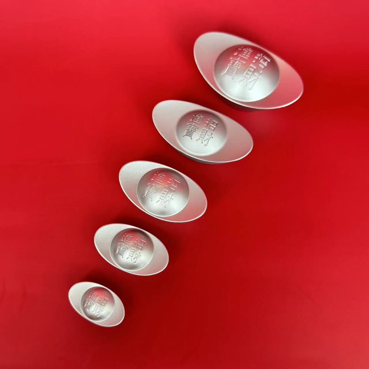 Медный слиток, солидный серебряный слиток, имитация медного украшения, цилиндр давления, декор для гостиной, подарок на новоселье