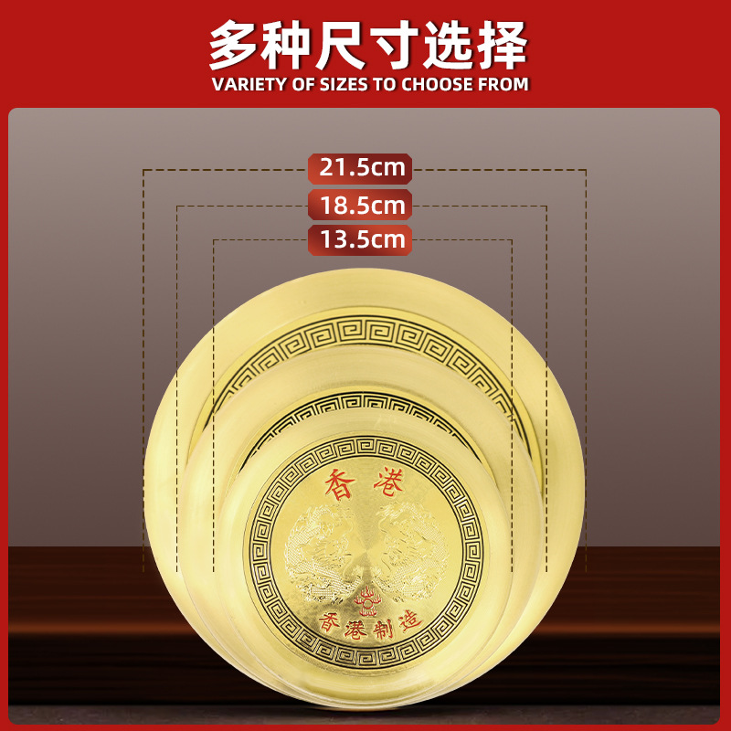 Brass Compass Integrated Plate Pure Copper Compass Portable Survey Tool Factory Direct in stock Wholesale Beginners
