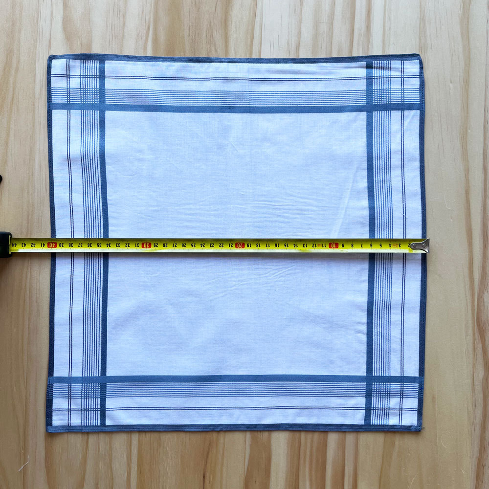 40cm cotton Business Men's handkerchief yarn-dyed satin handkerchief square towel pure cotton white center pocket towel handkerchief