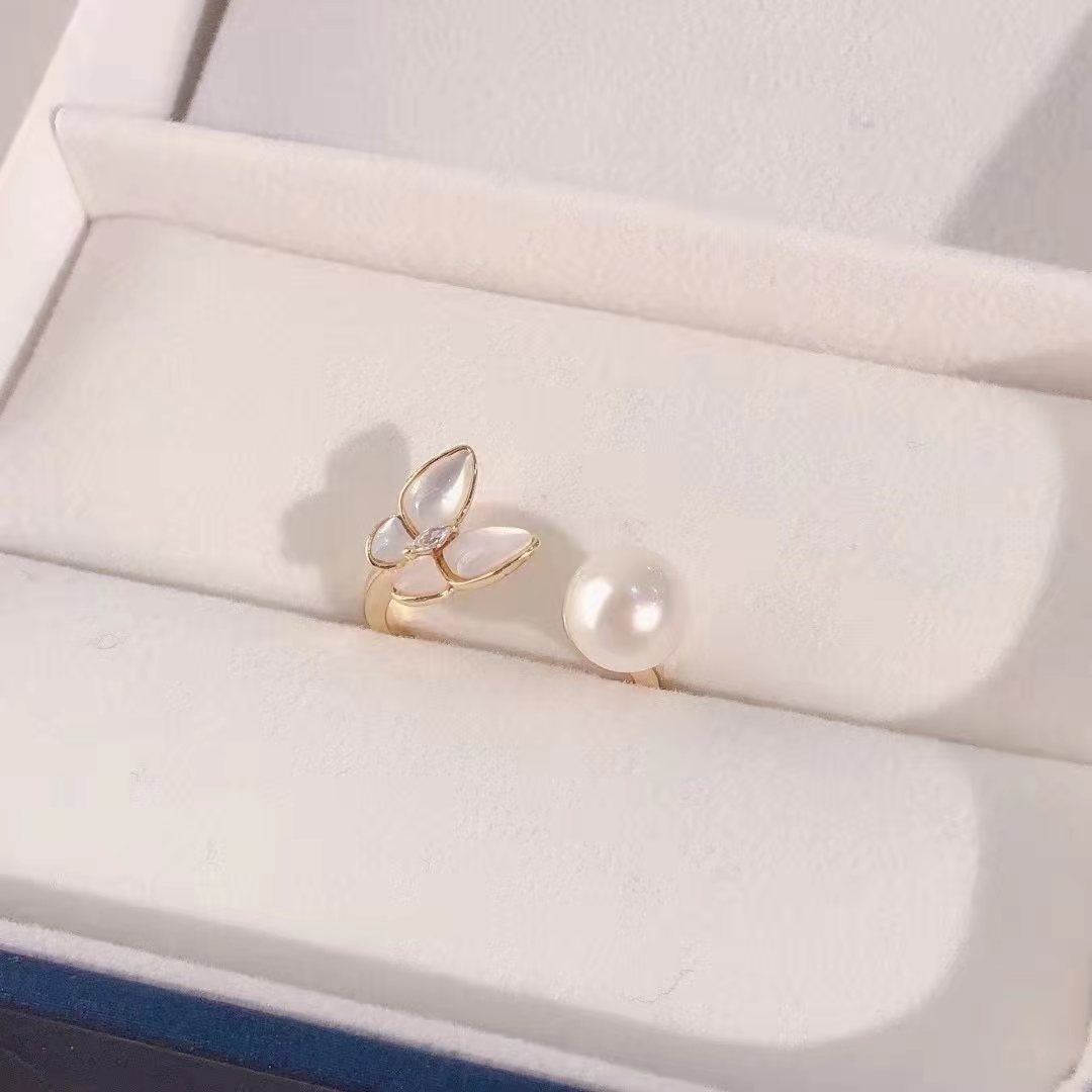 Butterfly Shell Pearl Set Freshwater Pearl Jewelry Set Girls Fashion Jewelry