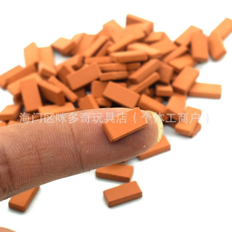 1:35 brick model red brick green brick miniature scene diy building props doll house outside amazon AliExpress