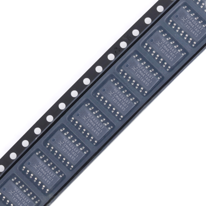 Original Genuine Hef4066Bt,653 Soic-14 Four-Way Single-Pole Single-Throw Analog Switch Chip