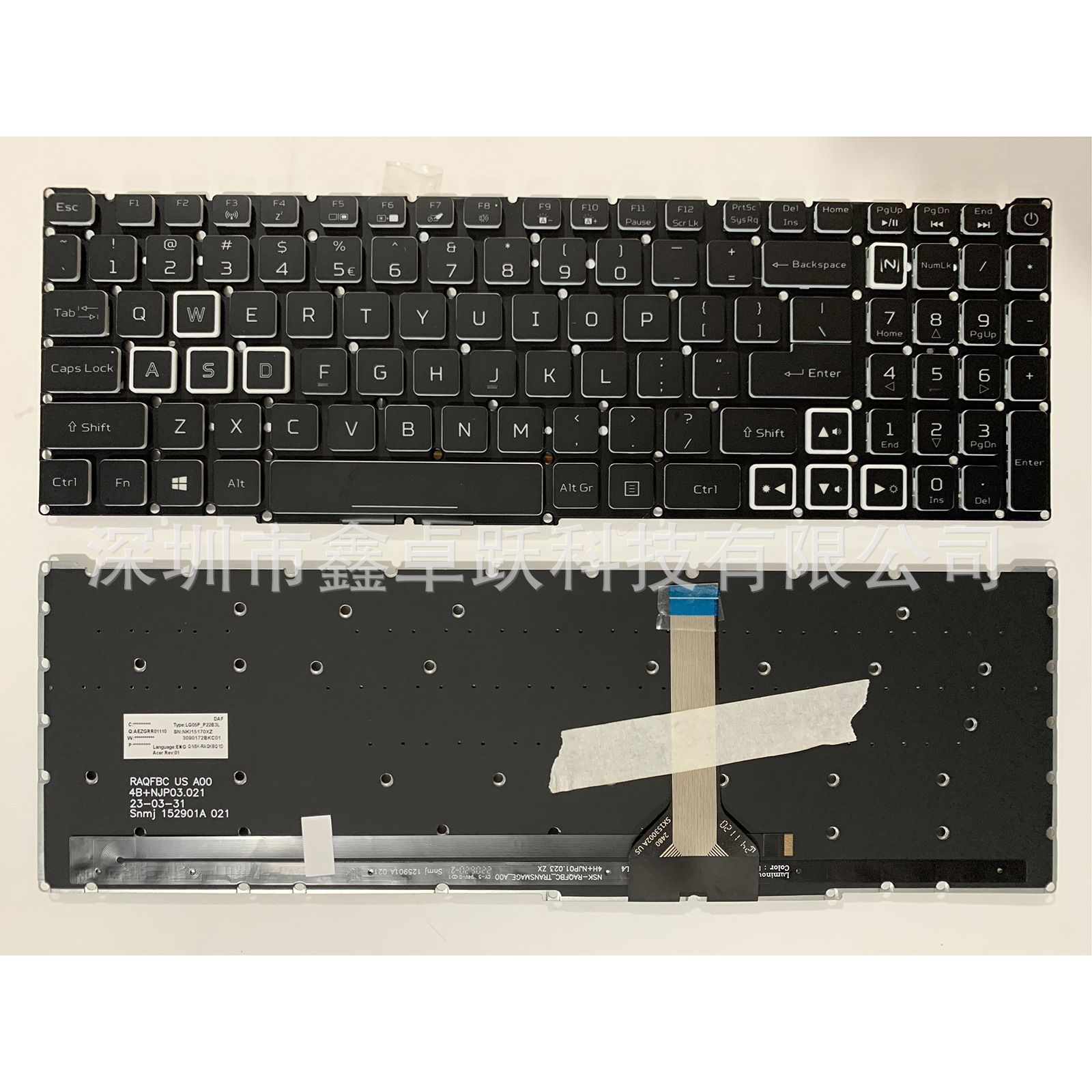 Suitable for Acer 300 Ph315-52 Ph317-51 Nitro 5 N22C1 N20C1/C2/C3 Keyboard