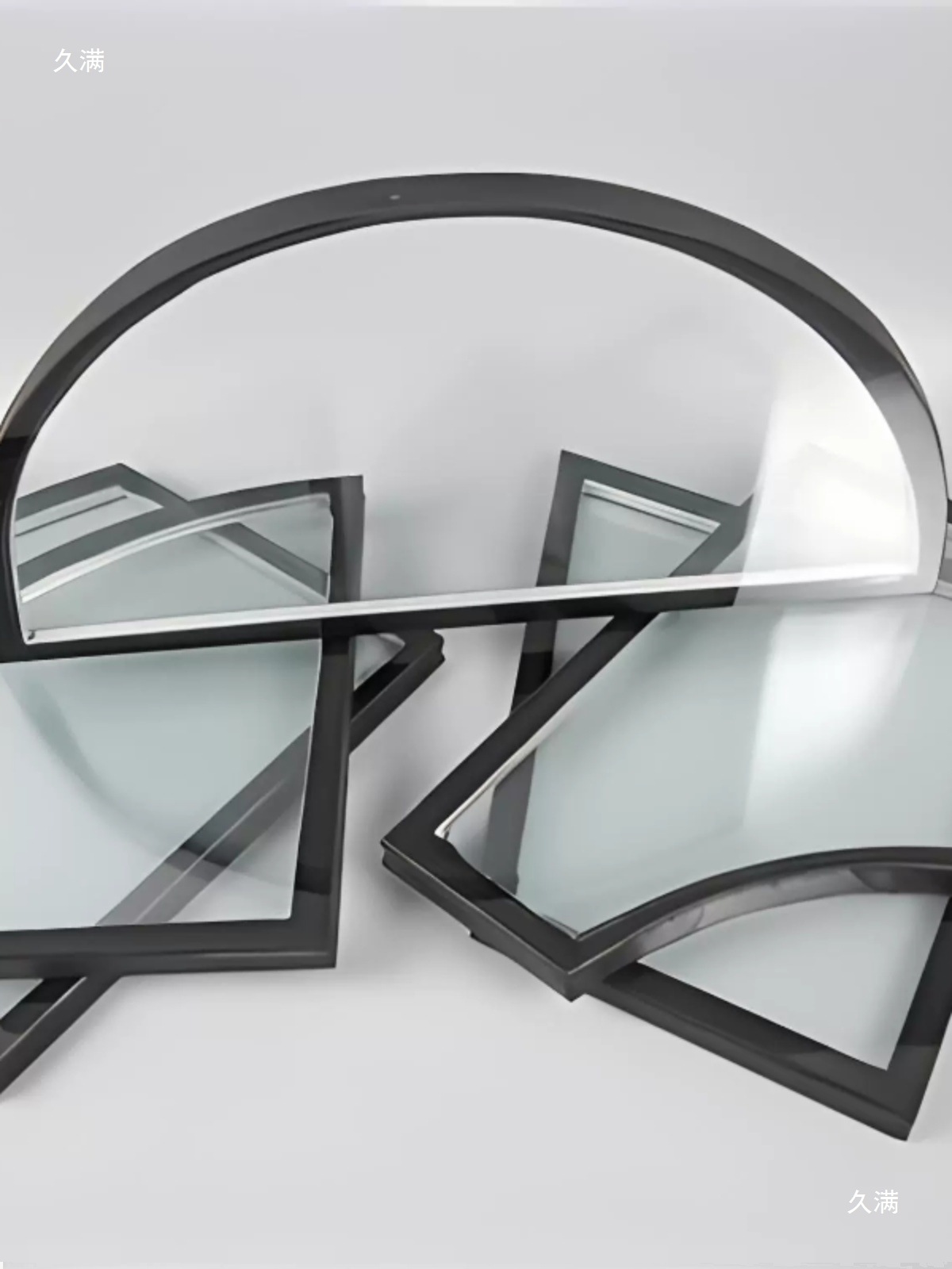 Glass Double Glazing Frosted Hollow Low-E Hollow Multi-Layer Window Building Wall Glass