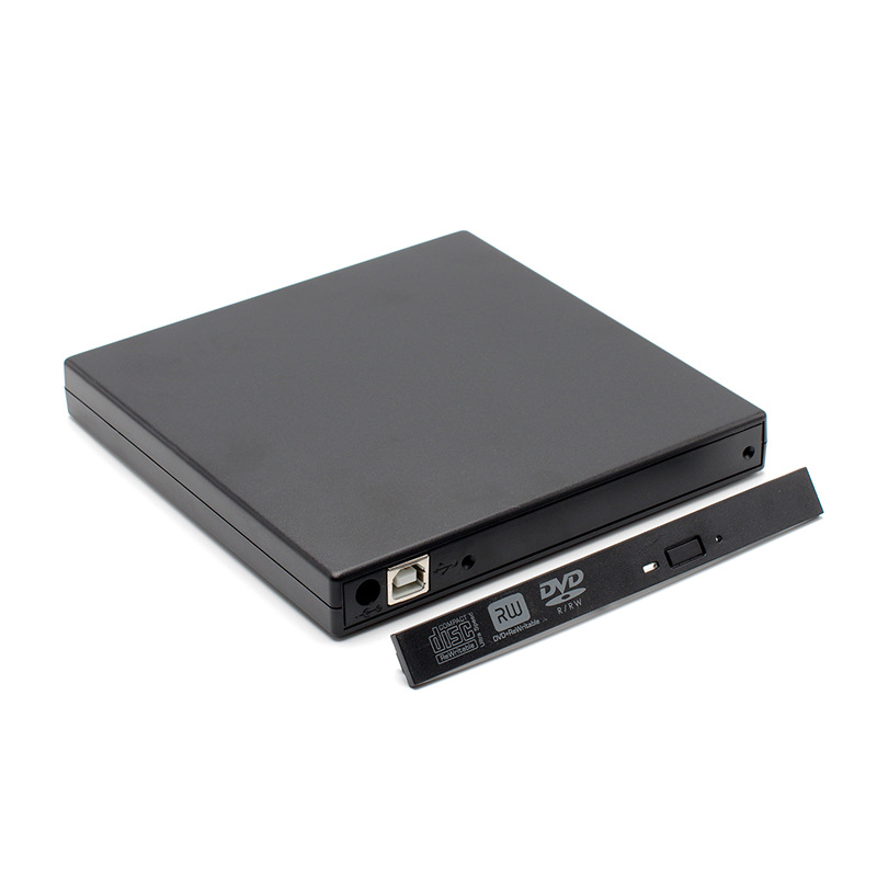 Portable 9.5mm Optical Drive Box USB Mobile Kit USB 2.0 Notebook External SATA Serial Port