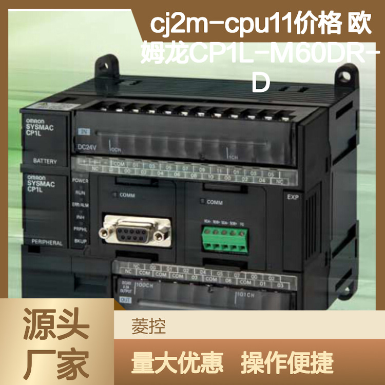 Сервоприводный усилитель Omron Cp1L-M60Dr-D, предпочтителен для маломасштабного управления