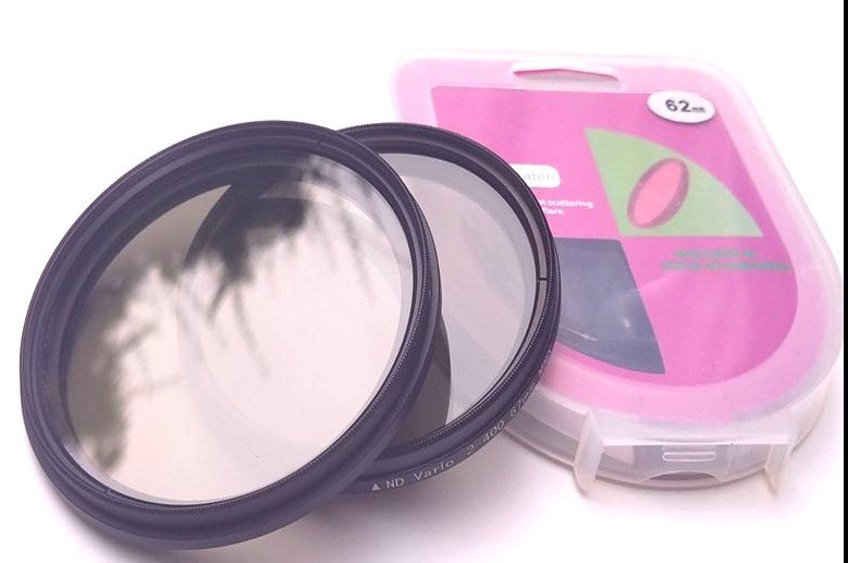 Adjustable ND filter reducing mirror ND2-400 medium gray mirror 49-77mm medium gray density filter photography camera filter